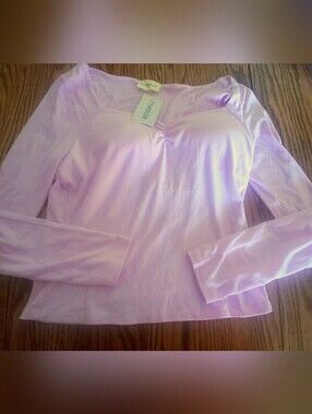 NWT Ladies Athletic Top By 7th & Hudson. Pastel Pink, sz XL